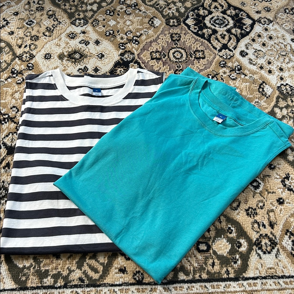Old Navy Black and White Striped Tank Top Dresses